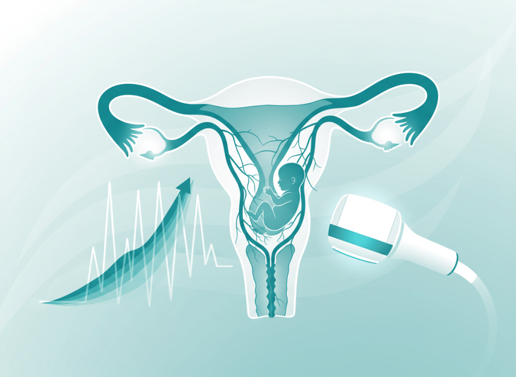 Doppler das artérias uterinas: IP, incisura e rastreamento de&nbsp;pré-eclâmpsia