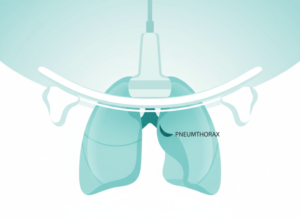 Pneumotórax no ultrassom: deslizamento pleural, ponto pulmonar e código de&nbsp;barras